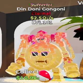 Din Doni Gongoni Summer Fortnite Steal the Brainrot