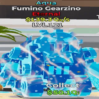 Fumino Gearzino Aqua 139.3Qa/s lvl 121 Fortnite Steal the Brainrot