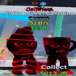 Croissantini et Caffettino Darkness 2 Traits Fortnite Steal the Brainrot