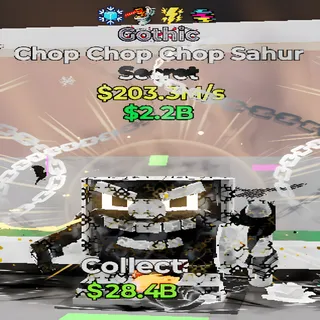 Chop Chop Chop Sahur Gothic 4 Traits Fortnite Steal the Brainrot