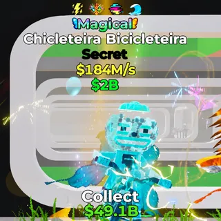 Chicleteira Bicicleteira Magical 4 Traits Fortnite Steal the Brainrot