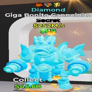 Giga Bonito Cannoinito Diamond 3 Traits Fortnite Steal the Brainrot