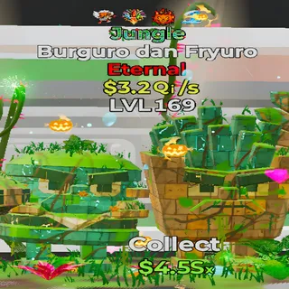 Burguro dan Fryuro Jungle 4 Traits Fortnite Steal the Brainrot