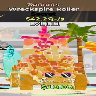 Wreckspire Roller Summer 42.2Qa/s lvl 111 Fortnite Steal the Brainrot
