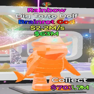 Dig Torto Dolf Rainbow 1 Trait Fortnite Steal the Brainrot