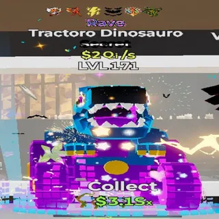 Tractoro Dinosauro Rave 6 Traits Fortnite Steal the Brainrot