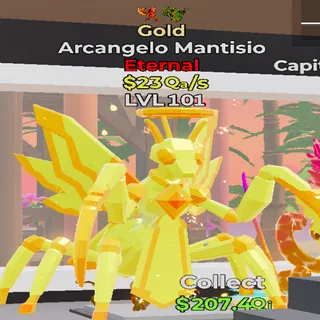 Arcangelo Mantisio Gold 2 Traits 23Qa/s lvl 101 Fortnite Steal the Brainrot