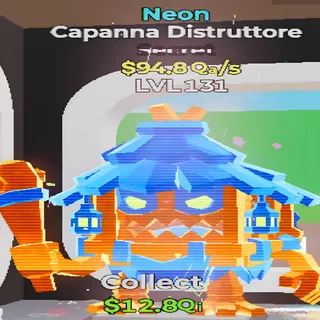 Capanna Distruttore Neon Fortnite Steal the Brainrot