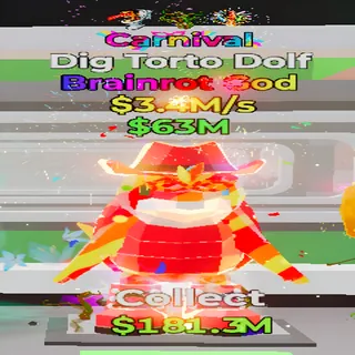 Dig Torto Dolf Carnival 3 Traits Fortnite Steal the Brainrot