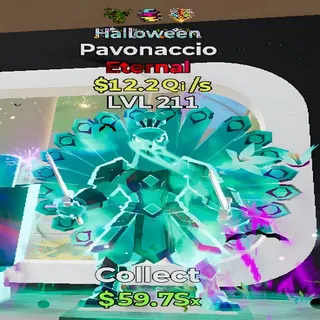 Pavonaccio Halloween 3 Traits Fortnite Steal the Brainrot