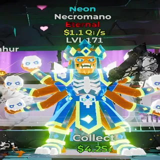 Necromano Neon Fortnite Steal the Brainrot