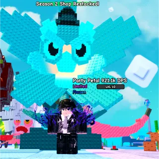 7.9KG HUGE FROZEN PARTY PETAL 921.1K DPS MAX LEVEL LIMITED PLANT