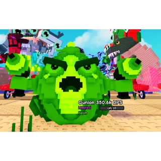 1.7KG NEON GUNION RARE (350.6K DPS/ LEVEL 10) LIMITED PLANT