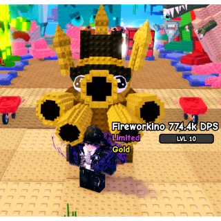 4.4KG SEMI HUGE GOLD FIREWORKINO (774.4K DPS/ MAX LEVEL) LIMITED PLANT RARE