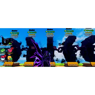 5X SHADOW DRAGONFRUTINA DOLPHINITA 84.5T/S CELESTIAL MAX LEVEL MONEY MAKER KICK A LUCKY BLOCK