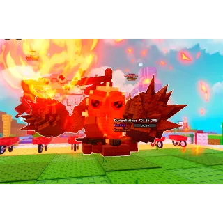 7.5KG HUGE SCORCHED DURIANFISTIONE ( 701.2K DPS / LEVEL 10) LIMITED PLANTS PLANTS VS BRAINROTS