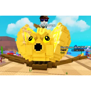 RARE TITANIC GOLD KING LIMONE 186.6K DPS 11.2 KG LEVEL 1 PLANTS VS BRAINROTS