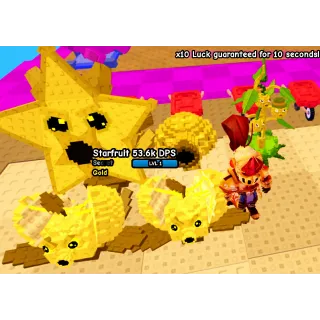 GOLD PLANTS BUNDLE 2X KING LIMONE 2KG,1.8KG STAR FRUIT 2.9KG SHROOMBINO 1.8KG TOMATRIO 2 KG 