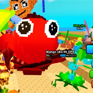 HUGE Ruby Mango 180.9k dps (5.9kgs/lvl 1)  Plants vs Brainrots PVB ROBLOX