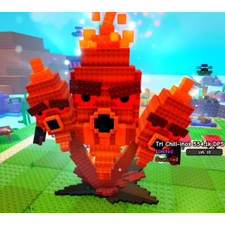 6.5KG COLLECTORS PLANT HUGE SCORCHED TRI CHILL-INOS 