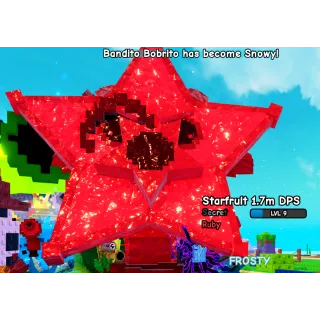 9.5KG SEMI TITAN RUBY STARFRUIT 1.7M DPS LEVEL 9 PLANTS VS BRAINRTOS