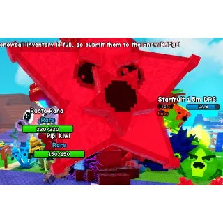 12KG TITAN RUBY STARFRUIT 1.5M DPS LEVEL 6 PLANTS VS BRAINROTS