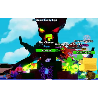 11KG  NEON RUBY HOLLOW TREE HIGH DPS (6.7M DPS )(DUPE PLANT)