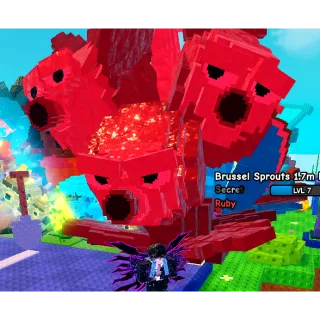 11.1KG TITAN RUBY BRUSSEL SPROUT 1.7M DPS LEVEL 7 NEW PLANT PLANTS VS BRAINROTS