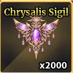 250X CHRYSALIS SIGIL SAILOR PIECE ROBLOX
