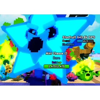 11.6KG TITANIC ELECTRIFIED STARFUIT 643.8k DPS LEVEL 5 PLANTS VS BRAINROTS