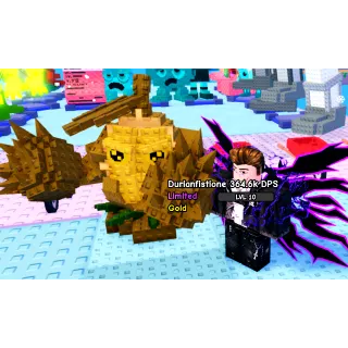 3.9KG GOLD DURIANFISTIONE 364.6K DPS MAX LEVEL RARE LIMITED PLANT
