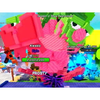 9.5KG SEMI TITANIC WRAPPED BRUSSEL SPROUT  2.8M DPS NEW MUTATION MAX LEVEL