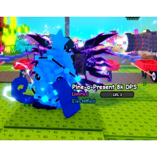 ELECTRIFIED PINE-A-PRESENT 8K DPS LEVEL 1 PLANTS VS BRAINROTS