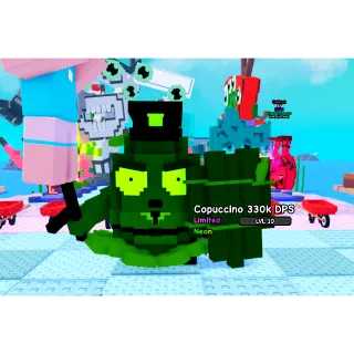 4KG RARE SEMI HUGE NEON COPUCCINO (330K DPS / LEVEL 10) LIMITED PLANT RARE 