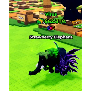 VIRUS STRAWBERRY ELEPHANT 62.3T/S OG MAX LEVEL | KICK A LUCKY BLOCK