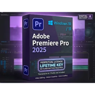 Adobe Premiere Pro 2025 (Windows) | Perpetual Lifetime Key 🎬