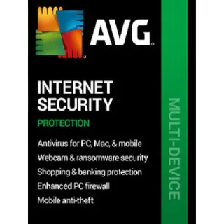 AVG Internet Security 1 Year 1 Devices Key