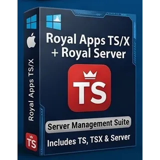 Royal Apps TS/X Version 7.4 + Royal Server 5.4 Bundle | Lifetime Key 🖥️