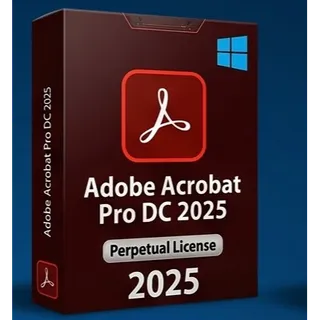 Adobe Acrobat Pro DC 2025 Windows Only | Lifetime Perpetual License 🔑