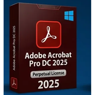 Adobe Acrobat Pro DC 2025 Windows Only | Lifetime Perpetual License 🔑