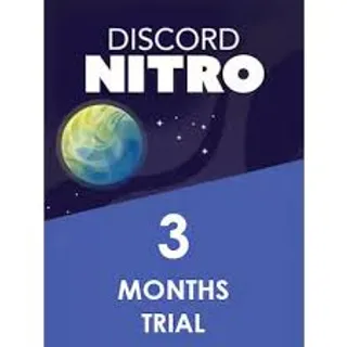 Discord Nitro - 3 Month TRIAL + 2X BOOST
