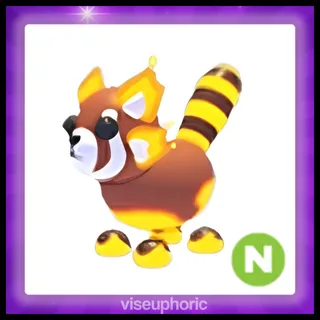 Neon Toasty Red Panda