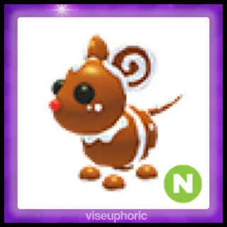 Neon Gingerbread Mouse