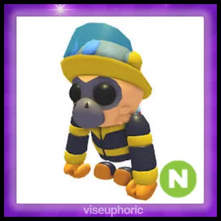 Neon Firefighter Gibbon