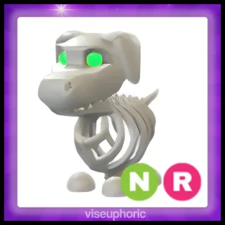 NR White Skeleton Dog