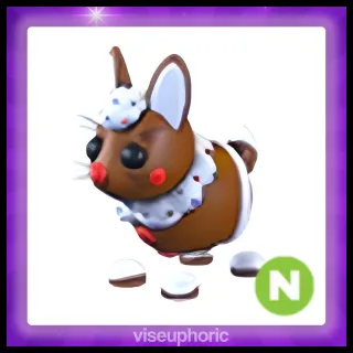 Neon Gingerbread Hare