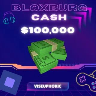 100K Bloxburg Cash