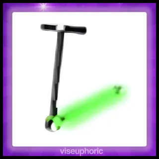 Neon Green Scooter