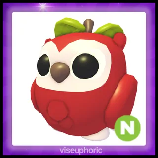 Neon Apple Owl