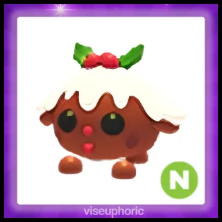 Neon Christmas Pudding Pup